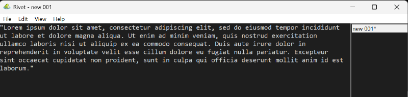 Featured image of post Rivet: A Light Text Editor That Prioritizes Speed and Focus